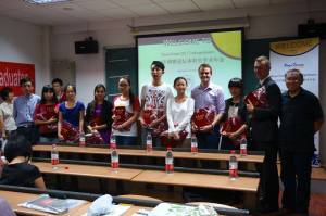 The winners of the "First Prize for Best Presentation" awards